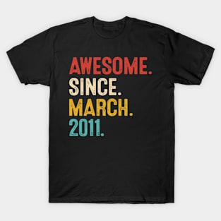 vintage birthday march 2011 T-Shirt